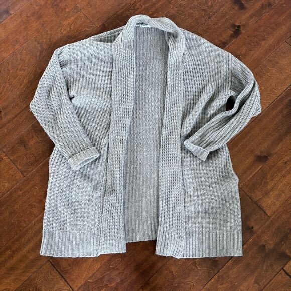Kimchi Blue Sweaters - Kimchi Blue Anthropologie Women's‎ Knit Sweater Chunky Knit Gray Cardigan